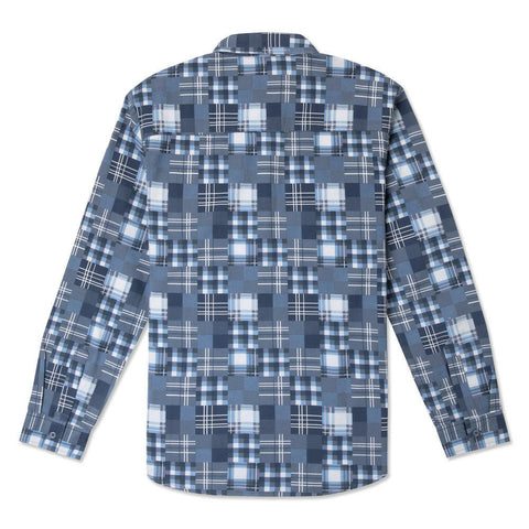 Vast Abstract Plaid long sleeve shirt