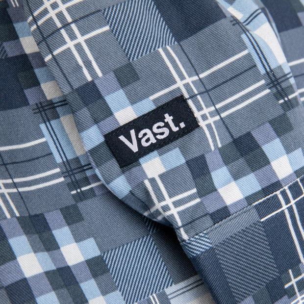 Vast Abstract Plaid long sleeve shirt