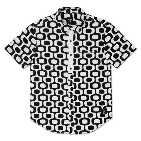 Vast TV Head Short Sleeve Button Up