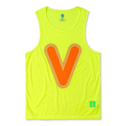 Vast Bubble "V" Tank Top - Yellow