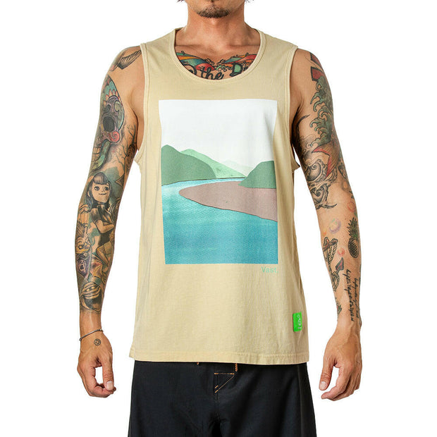 Vast River Tank Top - Tan