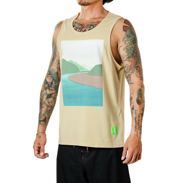 Vast River Tank Top - Tan
