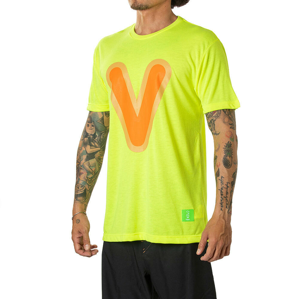 VAST Bubble "V" Tee - Yellow  短袖上衣
