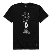 Vast Yogi Mushroom Tee - Black