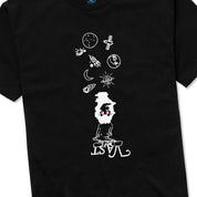 Vast Yogi Mushroom Tee - Black