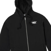 Vast Tag Zip Hoodie - Black