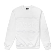 Vast Color Block Crewneck Sweatshirt - White 長袖大學T