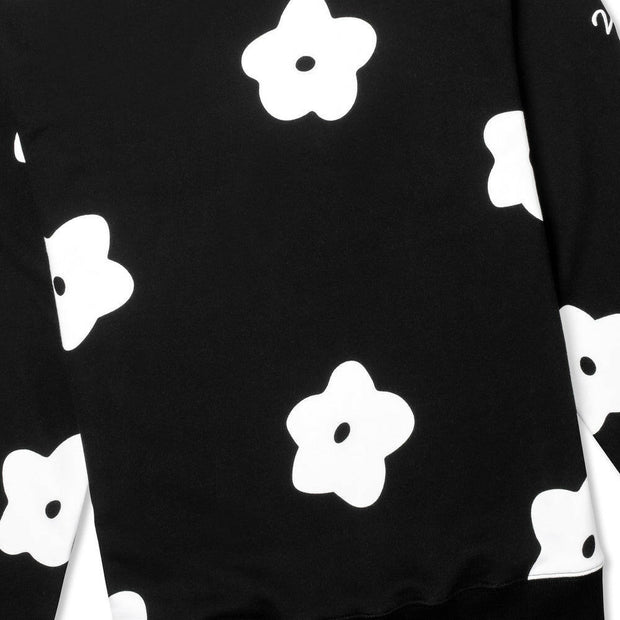Vast Flower Patch Crewneck Sweatshirt - Black 長袖大學T