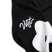 VAST 櫻花圖騰長袖大學T 黑