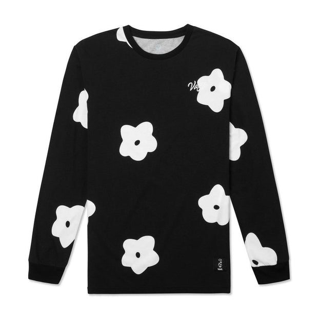 VAST Long Sleeve Bloom Tee - Black 長袖上衣