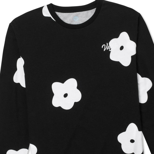 VAST Long Sleeve Bloom Tee - Black 長袖上衣