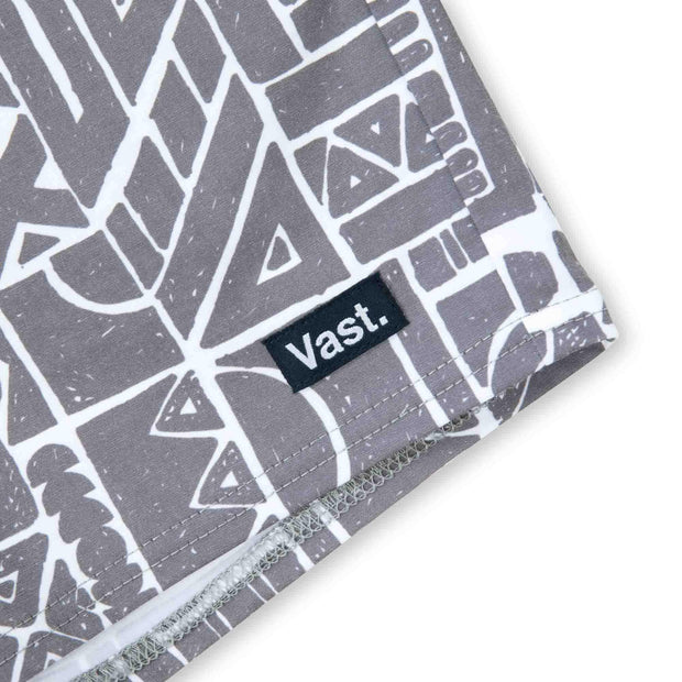 VAST African Stone Retro Classic Boardshorts - Black 復古短版衝浪褲