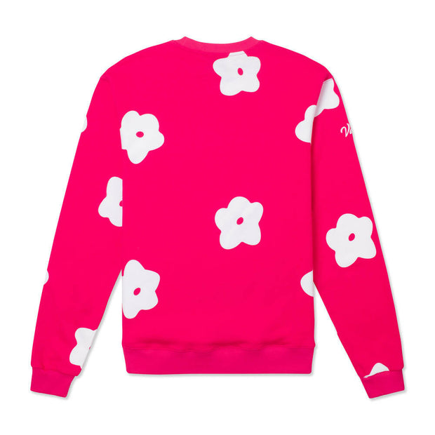 Vast Flower Patch Crewneck Sweatshirt - Vintage Fuchsia 長袖大學T