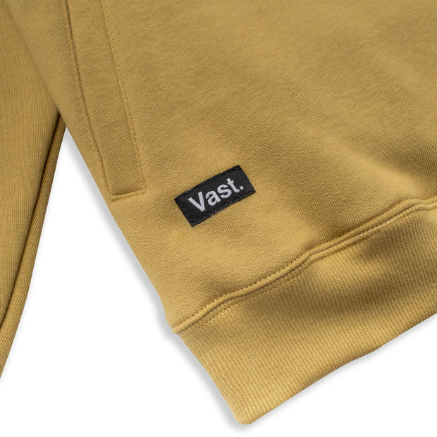Vast Mock Neck Sweatshirt - Khaki 長袖大學T