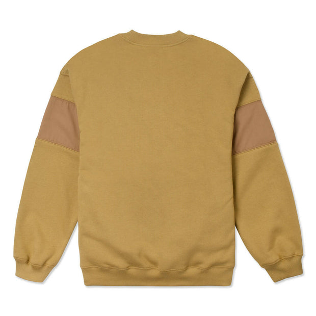 Vast Mock Neck Sweatshirt - Khaki 長袖大學T