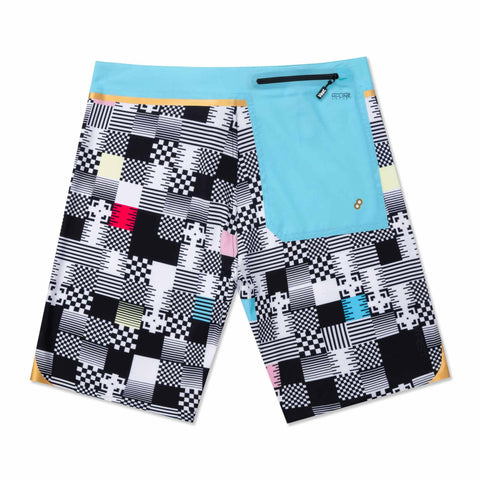 VAST Chex & Balances Surf Boardshorts -Sky Multi 機能衝浪褲