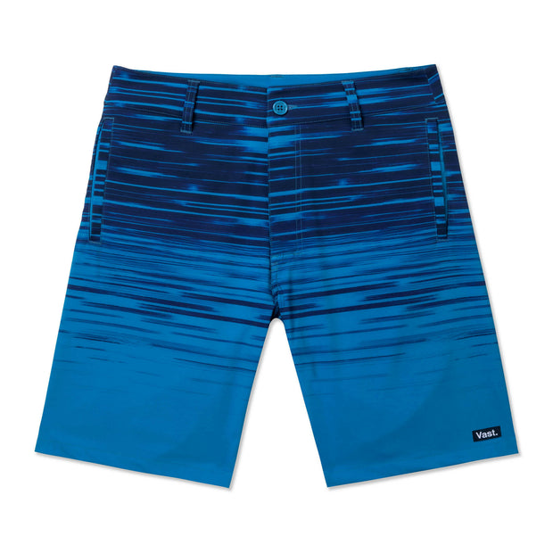 Vast Blurred Lines Hybrid Shorts - Teal