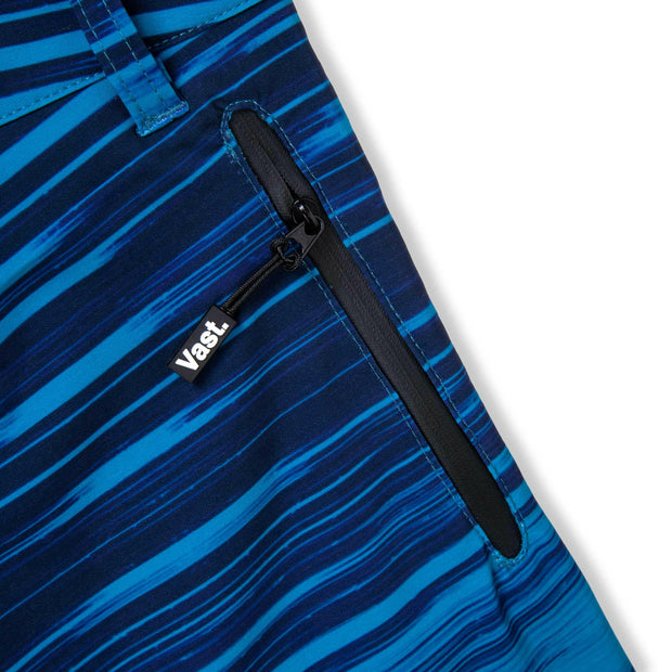 Vast Blurred Lines Hybrid Shorts - Teal