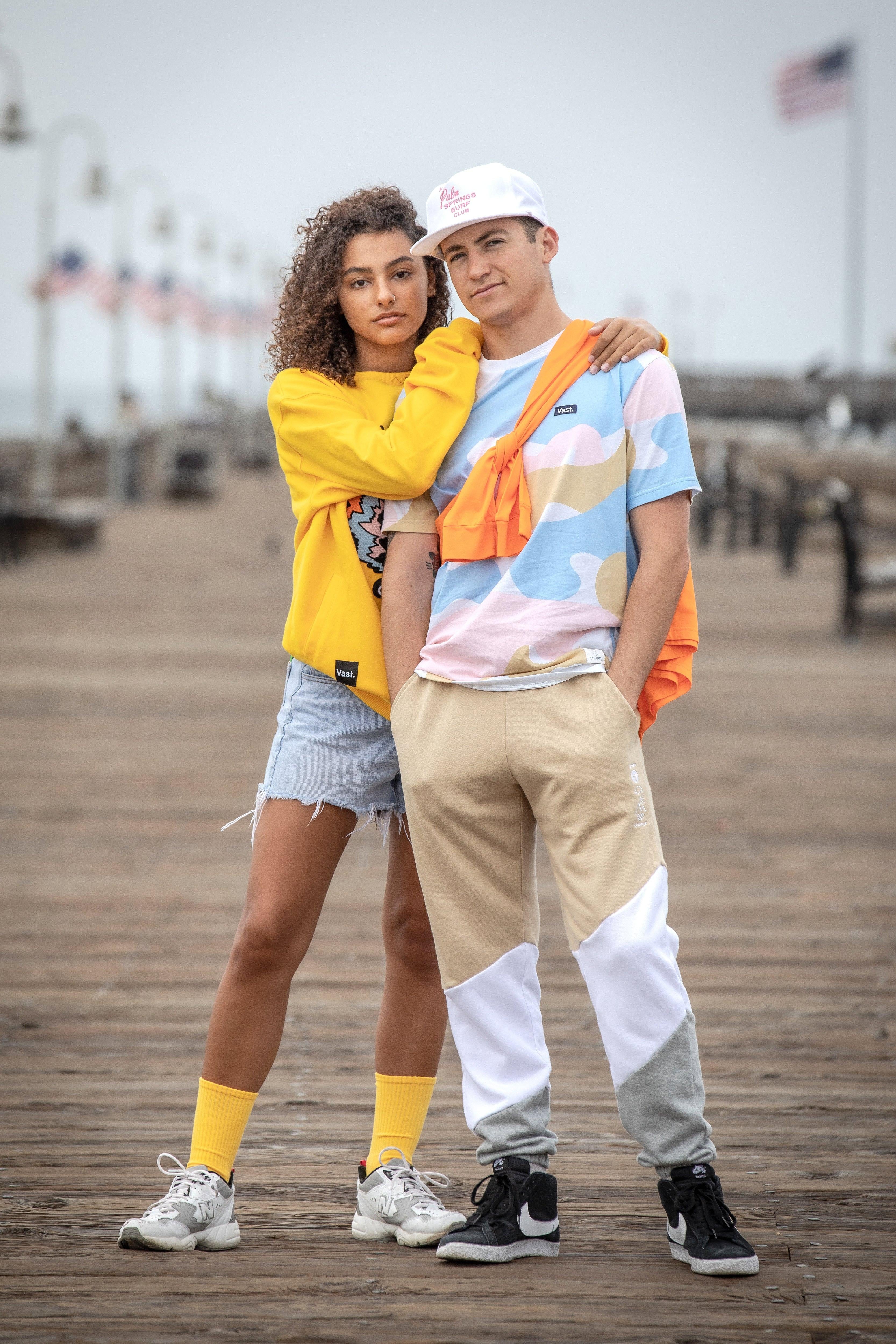 VAST Yogi Fro 長袖大學T -黃色