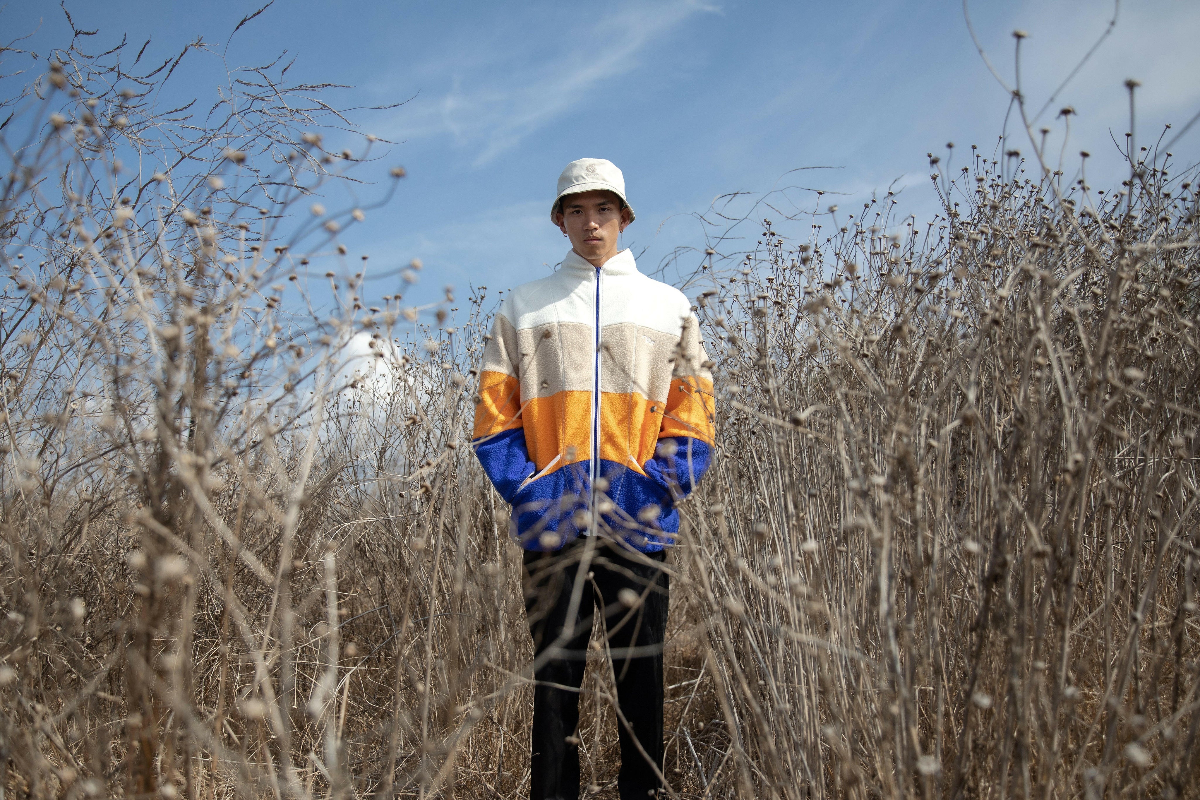 VAST 橘子汽水絨毛保暖外套