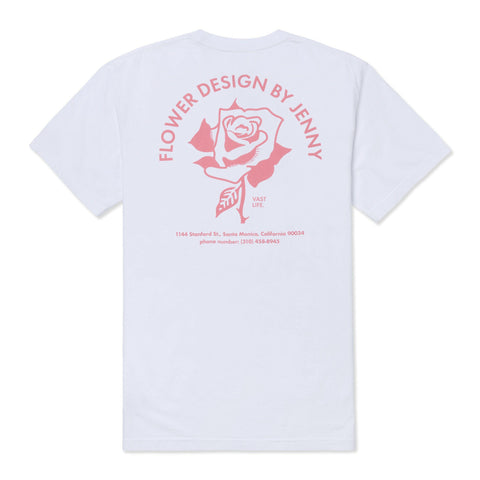 Vast Flower Shop Tee - White 短袖T恤