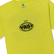 Vast x CJ Dunn Worldwide Tee - Lime