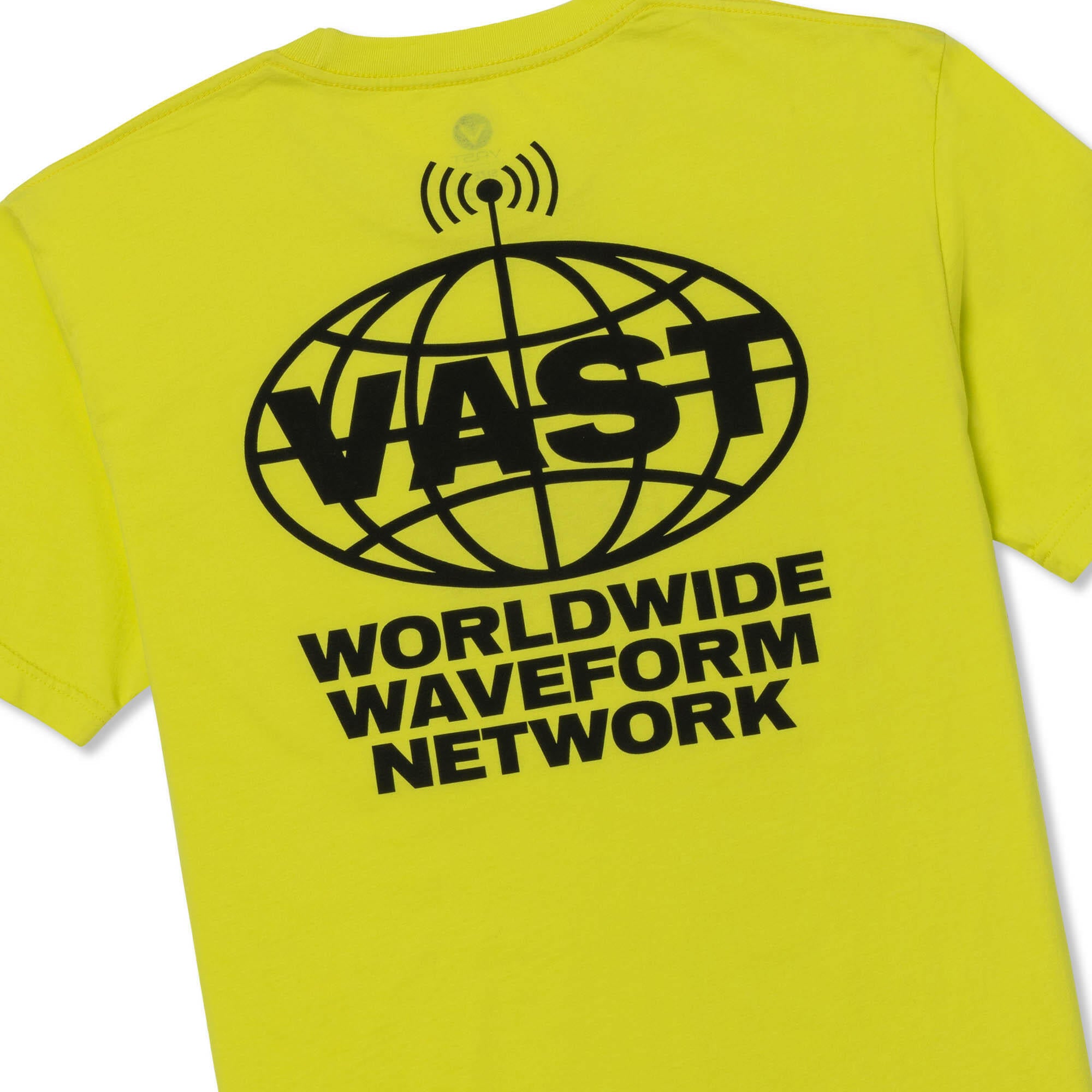 Vast x CJ Dunn Worldwide Tee - Lime