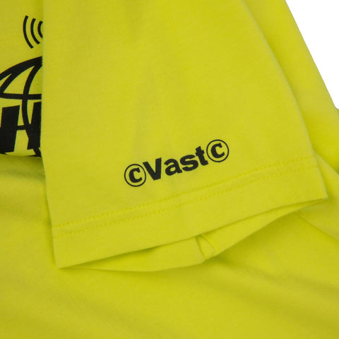 Vast x CJ Dunn Worldwide Tee - Lime