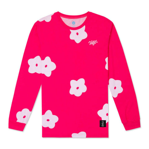 VAST Long Sleeve Bloom Tee - Vintage Fuchsia 長袖上衣