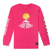 Vast Long Sleeve Setting Sun Tee - Vintage Fuchsia