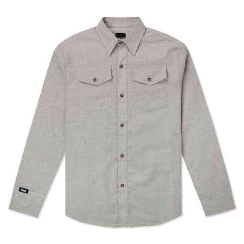 Vast Ribbed Chambay Shirt - Steel Blue 襯衫