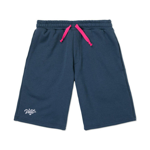 Vast Signature Lounge Shorts-Steel Blue