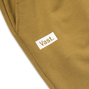 Vast Box Logo Sweatpants - Khaki 棉質長褲