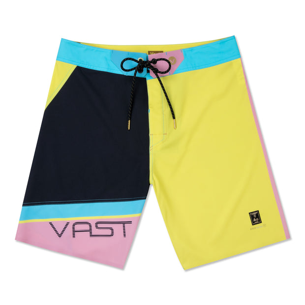 VAST Beta III Surfboardshorts - Pink Multi 機能衝浪褲