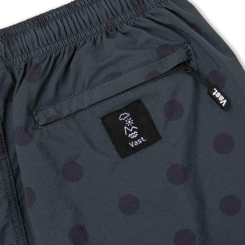 Vast Polka Dot Volley Shorts - Grey