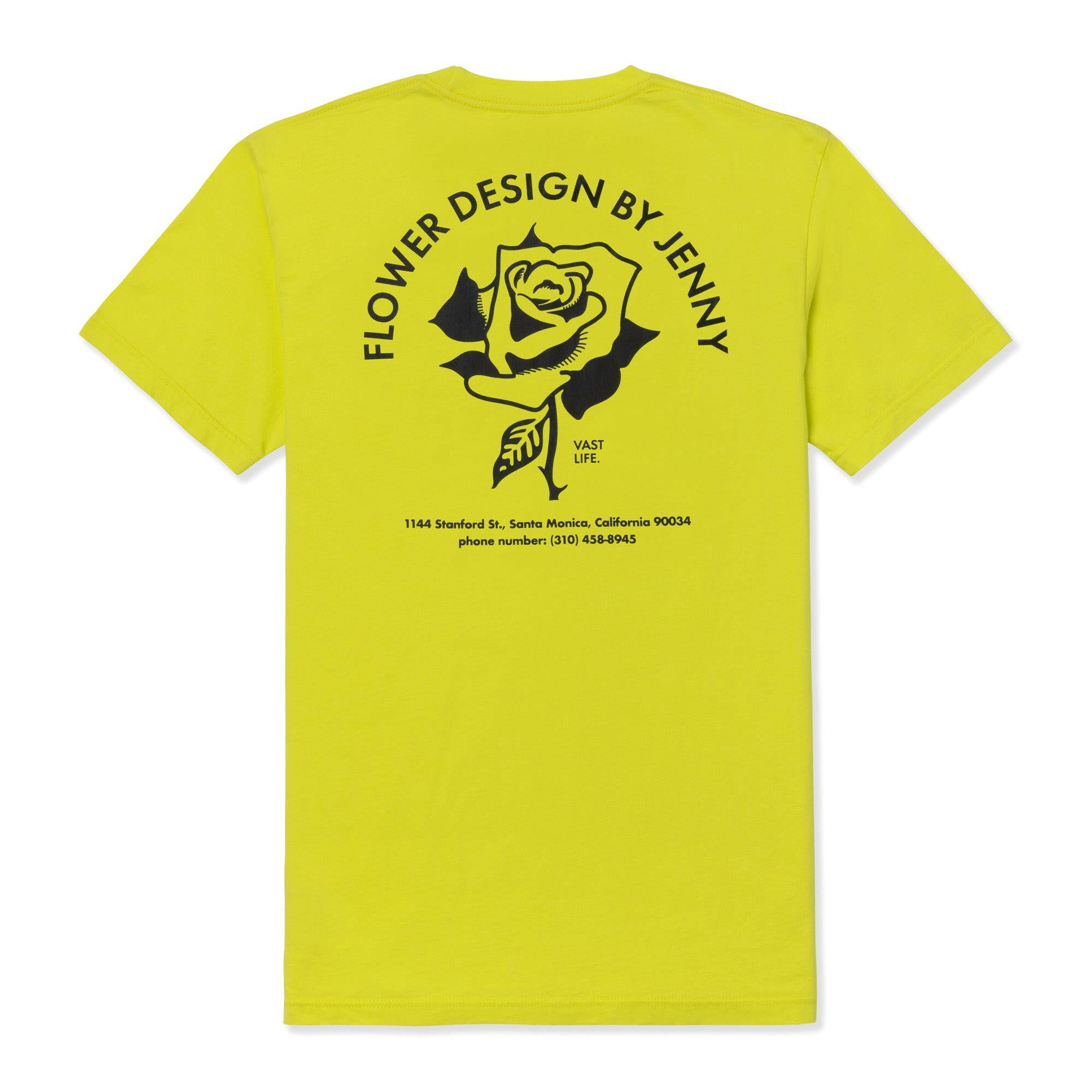 Vast Flower Shop T-shirt- LIME 短袖上衣