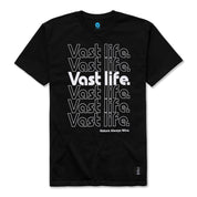 Vast WireI Blend Tee- Black