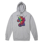 這款連帽上衣帶有濃濃 70 年代復古感，搭配「Yes We Can」搖滾風手染圖騰，展現自由奔放的態度。