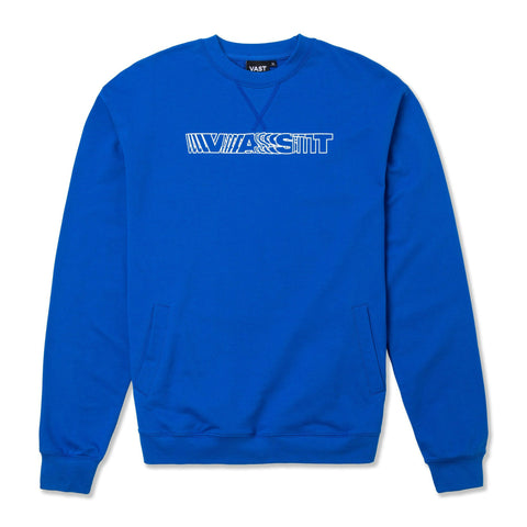 Vast x CJ Dunn Liquid Crewneck - Blue