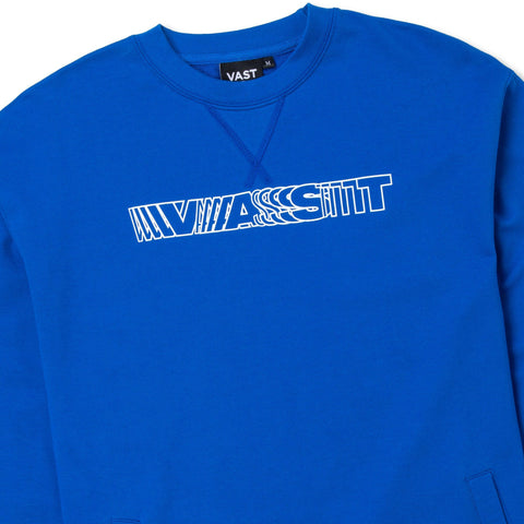 Vast x CJ Dunn Liquid Crewneck - Blue