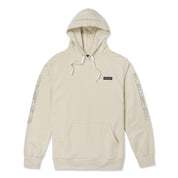 左胸飾有 VAST Elements 標誌，背後則印有由藝術家 CJ Dunn 設計的直式排版圖樣，展現個性風格。袖子上橫向印有 VAST 字樣，整體設計簡約又具視覺張力。