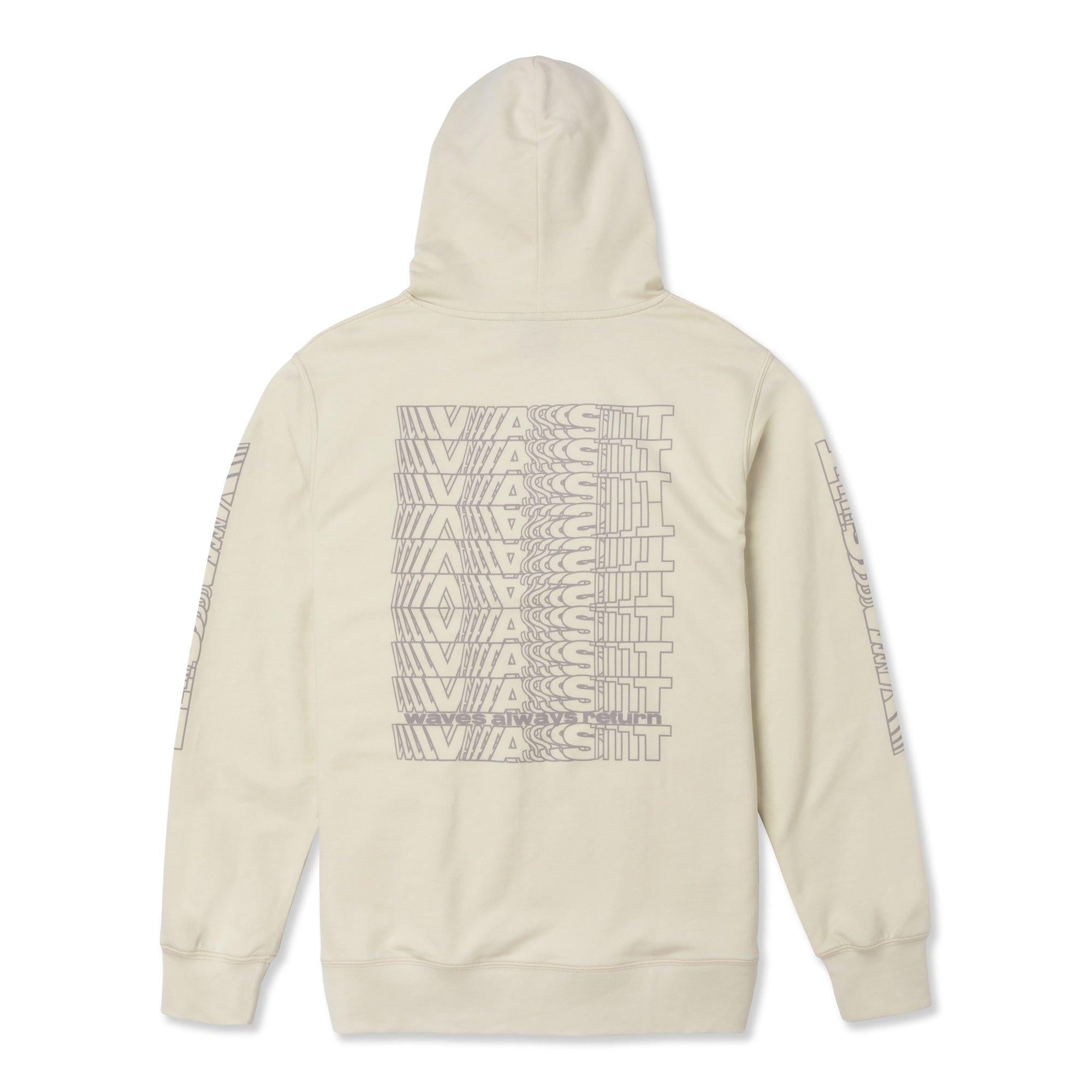 VAST x CJ Dunn 聯名連帽長袖大學T 奶油白