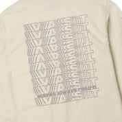 VAST x CJ Dunn 聯名連帽長袖大學T 奶油白