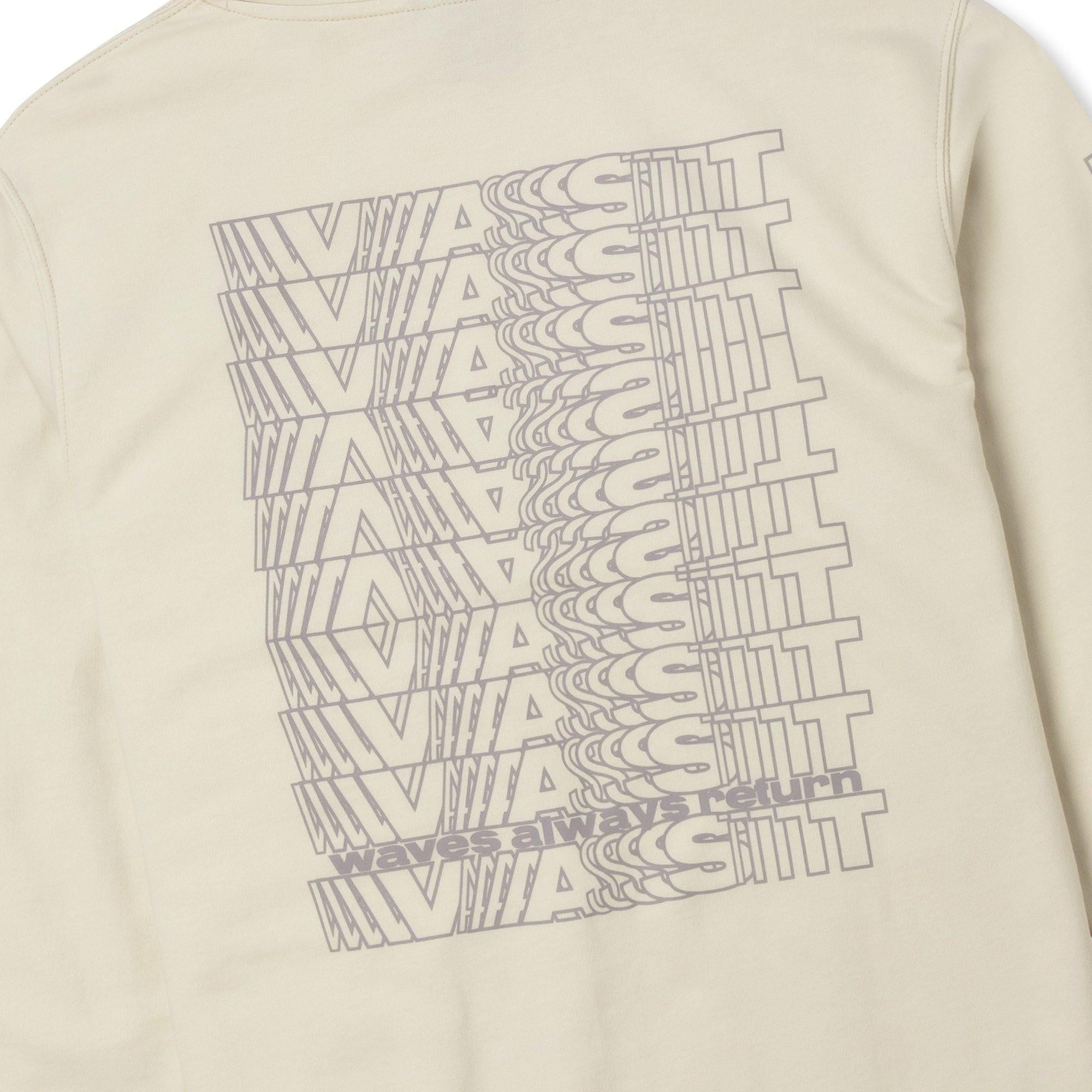 VAST x CJ Dunn 聯名連帽長袖大學T 奶油白