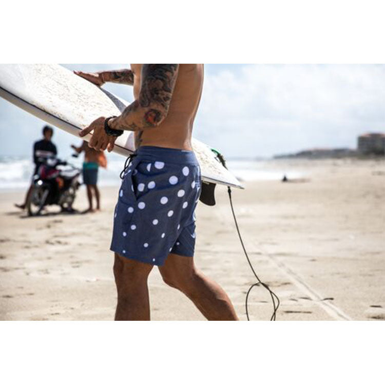 VAST Polka Dots 復古短版衝浪褲
