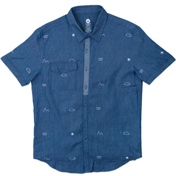 Vast Elements Chambray Button Up 短袖襯衫
