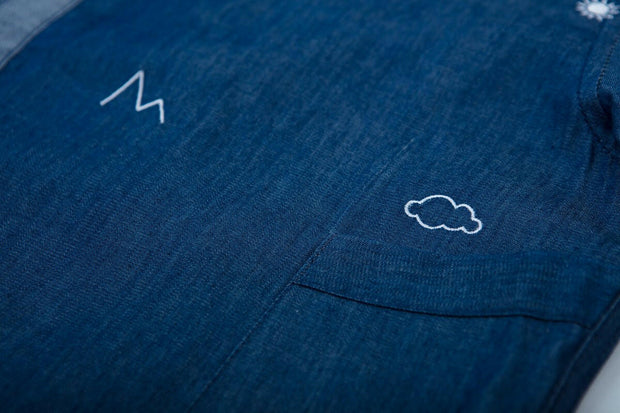 Vast Elements Chambray Button Up 短袖襯衫