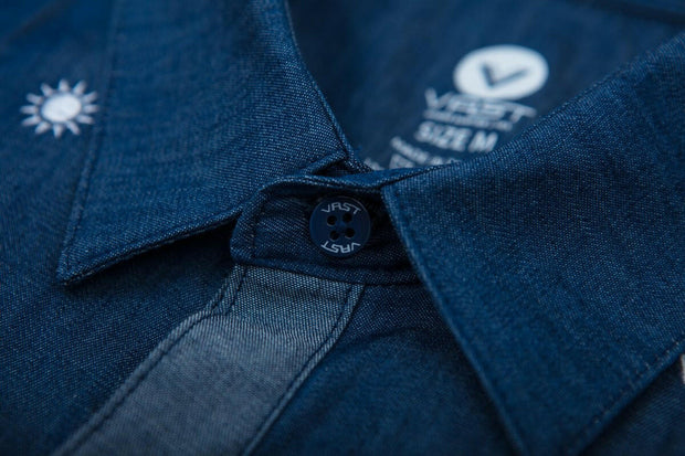 Vast Elements Chambray Button Up 短袖襯衫