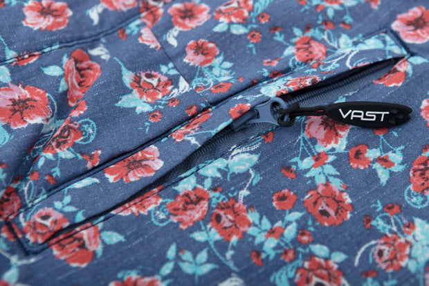 VAST Rose Garden Retro Classic Boardshorts 復古短版衝浪褲