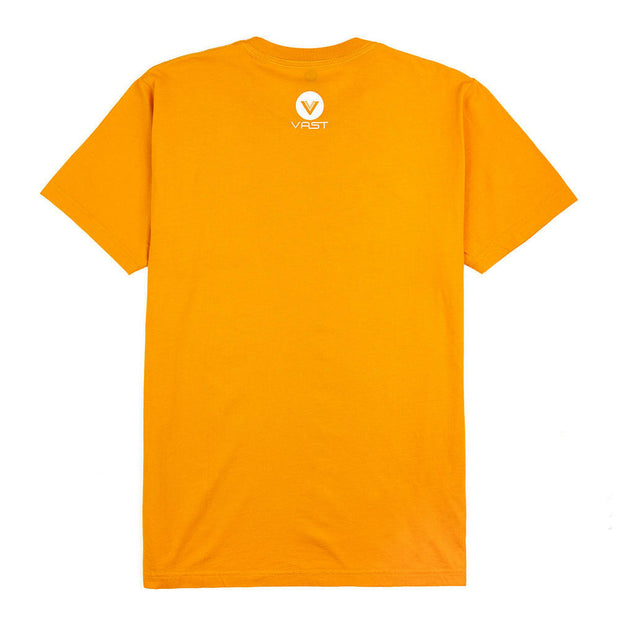 Vast Pocket Script Washed Tee - Ochre 短袖T恤